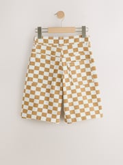 Ochre/Cream Twill Shorts (3-14yrs) - Image 5 of 7