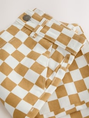 Ochre/Cream Twill Shorts (3-14yrs) - Image 6 of 7