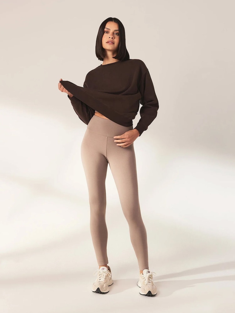 LOVALL Natural Lightweight High Waisted Leggings - Image 2 of 6