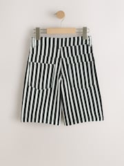 Black/White Twill Shorts (3-14yrs) - Image 5 of 6