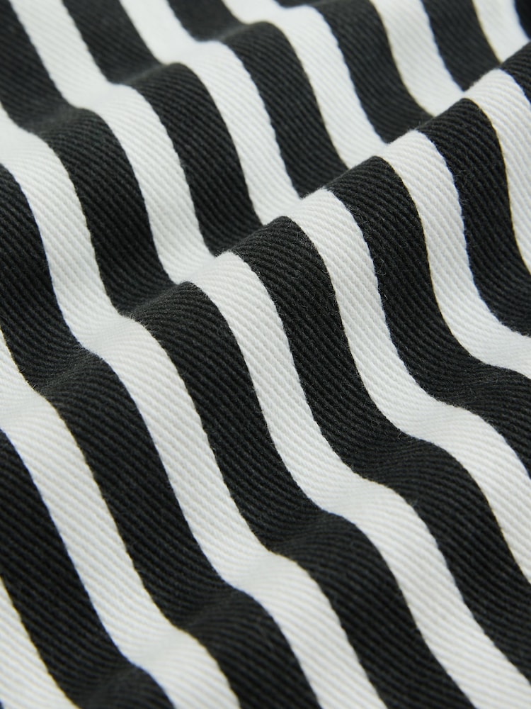 Black/White Twill Shorts (3-14yrs) - Image 6 of 6