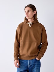 Tan Brown Soft Loopback Overhead Hoodie - Image 1 of 8