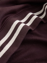 Plum Purple Rugby Polo Sweatshirt - Image 8 of 8