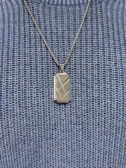 Personalised Contemporary Dog Tag Necklace by Treat Republic - Image 1 of 5