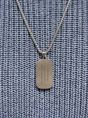 Personalised Contemporary Dog Tag Necklace by Treat Republic - Image 2 of 5