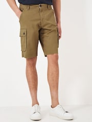 Crew Clothing Brown Cargo Shorts - Image 1 of 5