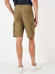 Crew Clothing Brown Cargo Shorts - Image 2 of 5