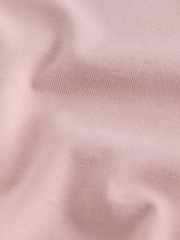 Pale Pink Slim Fit Essential Crew Neck Cotton T-Shirt - Image 6 of 7