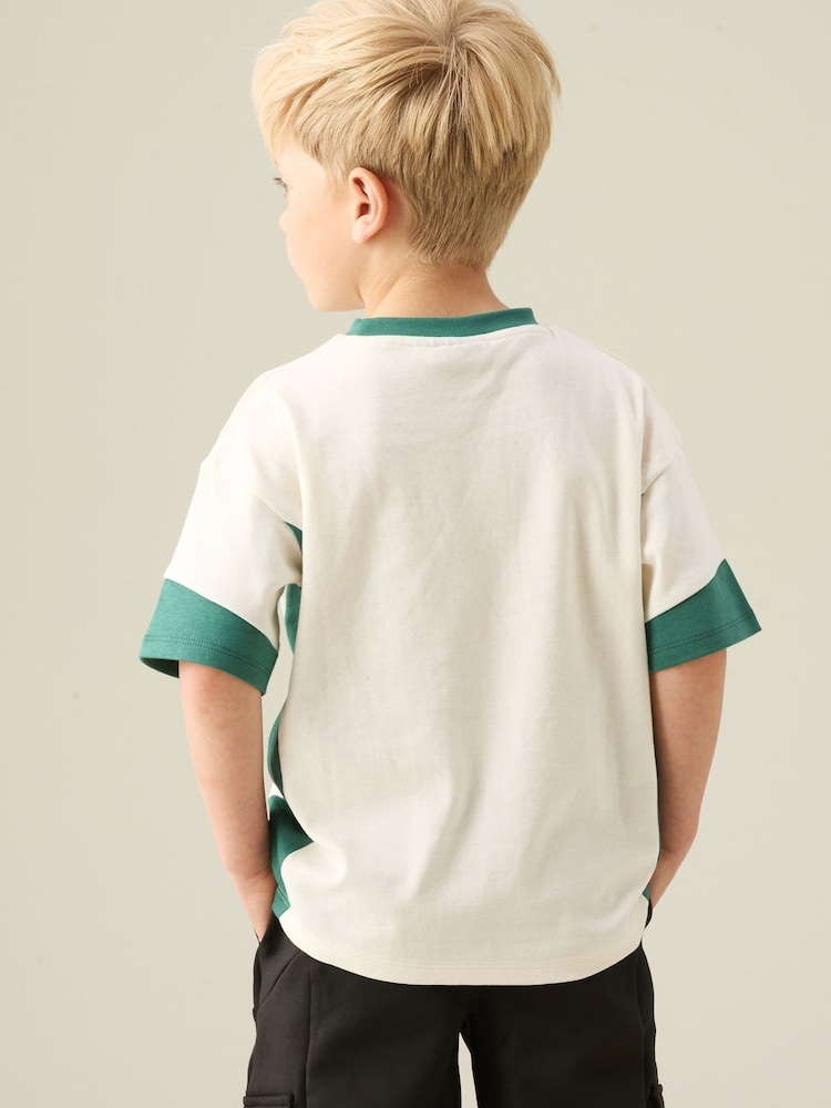 Angel & Rocket Minecraft Football T-Shirt - Immagine 2 di 4
