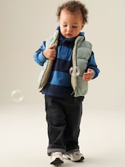 Angel & Rocket Blue Marco Hooded Rugby Shirt - Image 4 of 4