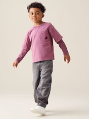 Lila - Angel & Rocket Kyle Layered Sweatshirt - Larawan 4 ng 7
