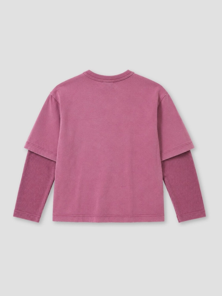 Lila - Angel & Rocket Kyle Layered Sweatshirt - Larawan 7 ng 7