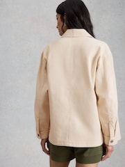 White Stuff Natural Molly Shacket - Image 2 of 6