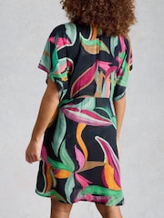 White Stuff Black Mini Cleo Cover-Up Kimono - Image 3 of 6