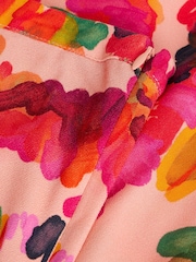 White Stuff Pink Floral Hope Bias Cut Maxi Skirt - Image 6 of 6