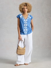 White Stuff Fliss Floral Top - 6의 이미지 1