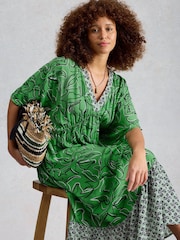 White Stuff Green Otterley Beach Dress - Image 4 of 6