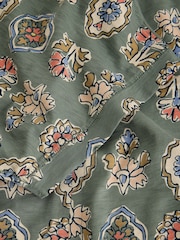 White Stuff Green Nelly Notch Neck T-Shirt - Image 6 of 6