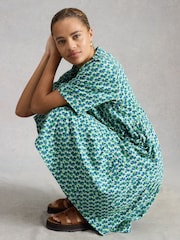 White Stuff Green Sophia Jersey Dress - Image 4 of 6