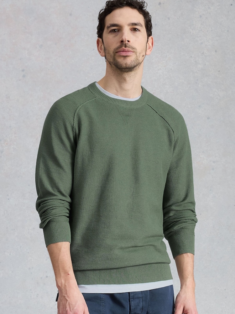 White Stuff Attadale Linen Blend Jumper - Imagen 1 de 6