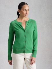 White Stuff Bright Green Lulu Cardigan - Image 3 of 6