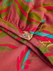 White Stuff Coral Pink Leah Jersey Dress - Image 6 of 6