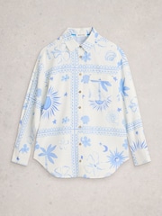 White Stuff White Penny Beach Shirt - Image 5 of 6