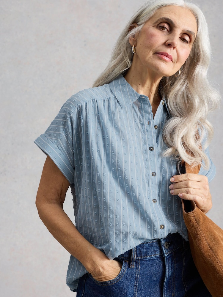 Sky Blue - Рубашка на пуговицах White Stuff Orla - Изображение 1 4