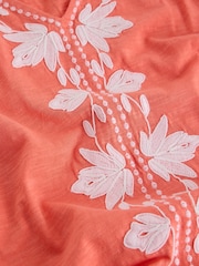 White Stuff Red Fliss Floral Top - Image 6 of 6