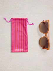 Ochelari de soare White Stuff Cat Eye - Imaginea 3 din 4