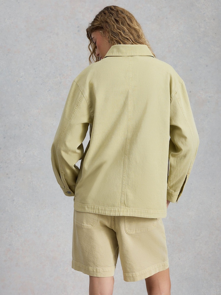 White Stuff Green Molly Shacket - Image 2 of 6