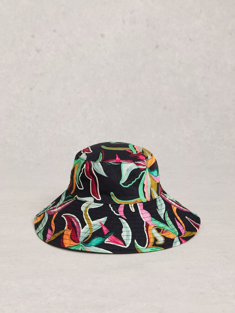 White Stuff Green Reversible Bucket Hat - Image 2 of 3 White Stuff Green Reversible Bucket Hat - Image 2 of 3