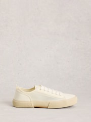 White Stuff White Pippa Mesh Lace Up Trainers - Image 1 of 4