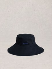 White Stuff Blue Reversible Bucket Hat - Image 1 of 3