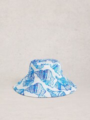 White Stuff Blue Reversible Bucket Hat - Image 2 of 3