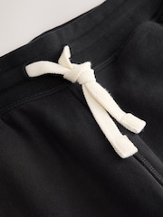 Black Loopback Relaxed Fit Graphic Joggers - Image 8 of 9