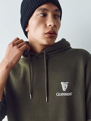 كاكي أخضر - هودي بتصميم جرافيك من Guinness - صورة 5 من 9