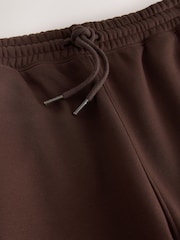 Marrón chocolate - Corte amplio - Pantalones de chándal cepillados - Imagen 3 de 3