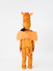 Vanilla Underground Orange Gruffalo & Friends Zog 3D Headpiece Costumes 2 Piece - Image 3 of 5