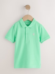 Green/Orange Polo Shirts 2 Pack (3mths-7yrs) - Image 2 of 6