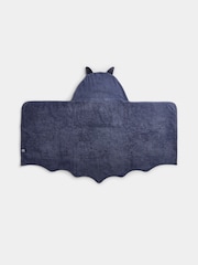 JoJo Maman Bébé Grey Bat Hooded Towel - Image 6 of 7