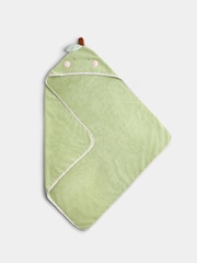 JoJo Maman Bébé Green Apple Hooded Towel - Image 1 of 4