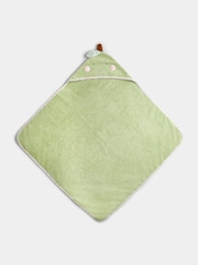 JoJo Maman Bébé Green Apple Hooded Towel - Image 2 of 4
