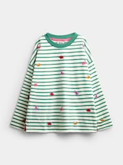 Jojo Maman Bébé Green Dino Embroidered Top - Image 1 of 4