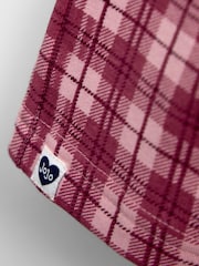 JoJo Maman Bébé Blue Marl Cherry Gingham 2 -Pack Appliqué & Check Leggings - Image 6 of 7