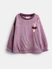 JoJo Maman Bébé Striped Top - Image 1 de 4