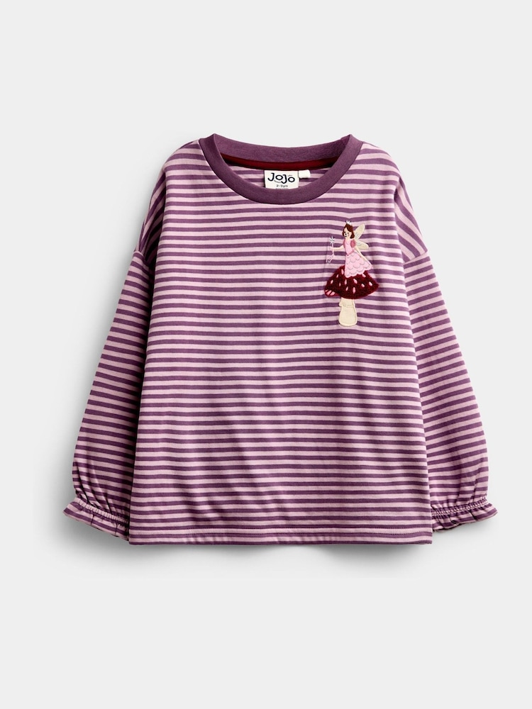 JoJo Maman Bébé Striped Top - Image 1 de 4