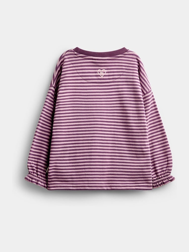 JoJo Maman Bébé Striped Top - Image 2 de 4
