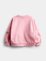 JoJo Maman Bébé Light Pink Pet Applique Sweatshirt And Joggers Set - Image 3 of 5