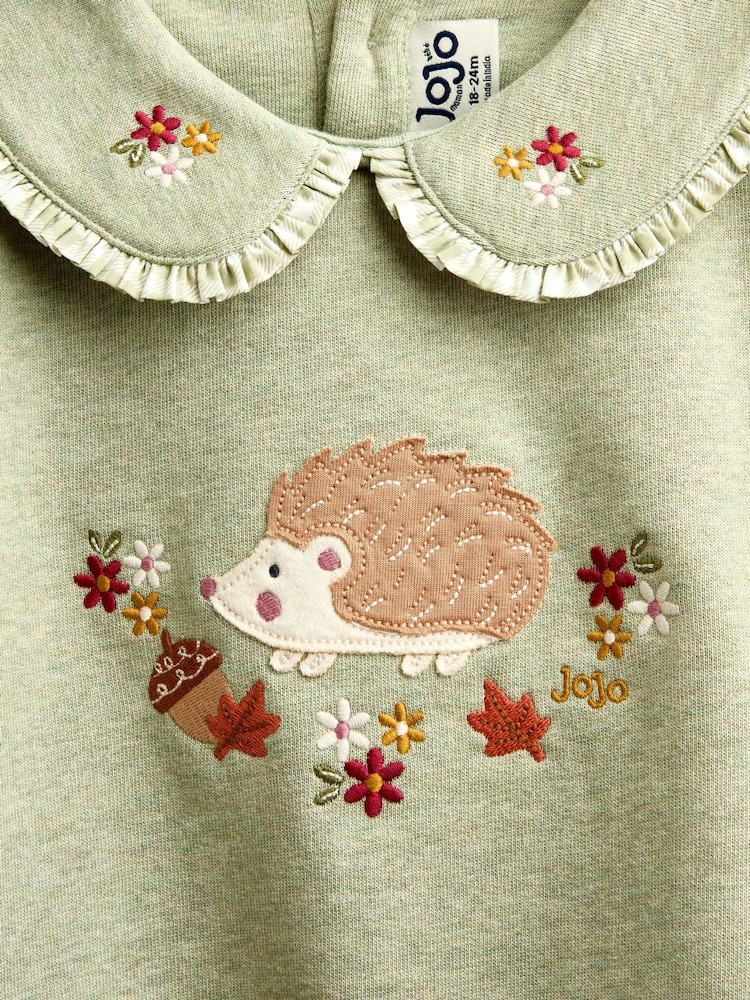 JoJo Maman Bébé Appliqué Collar Sweatshirt - Larawan 4 ng 4